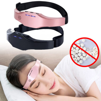 Купить Electric Head Massager Sleep Monitor Migraine Relief Massager Insomnia Therapy Release Stress Sleep Therapy Device Sleeping Aid