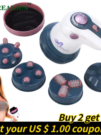 Купить Electric Body massager Slimming Massaje Anti-cellulite relax gua sha Massage saude massageador portatil health care celulitis