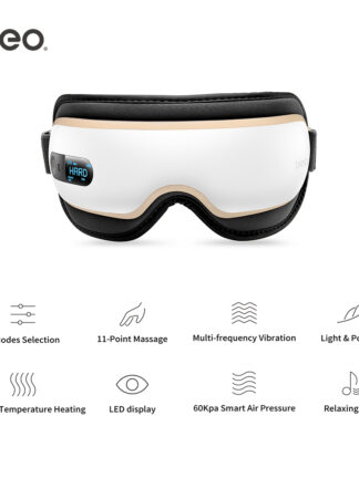 Купить Breo iseeE 4D Smart Airbag Vibration Electric Eye Massager Air Pressure Hot Compress Led Display Eye Care Device