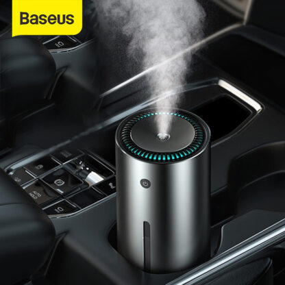 Купить Baseus Car Air Humidifier Aluminium Alloy 300mL With LED Light For Auto Armo Home Office Accessories Air Humidifier for Car