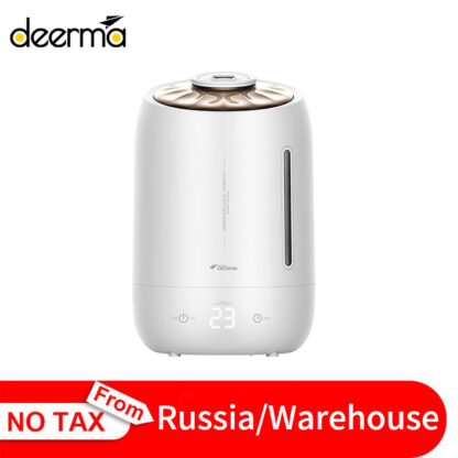 Купить Original Deerma Air Humidifier Aroma Diffuser Oil Ultrasonic Fog 5l Quiet Aroma Mist Maker Led Touch Screen Home Water Diffuser