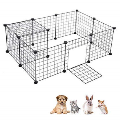 Купить Fast Deivery Fence For Dogs Aviary For Pets For Cats Door Paypen Cage Products Gate pies Rabbit