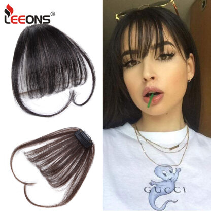 Купить Accessories Fake Bangs Extensions False Fringe For Girls Clip On Fringe Bangs Natural Looking Synthetic Hair Flat air Fringe Costume