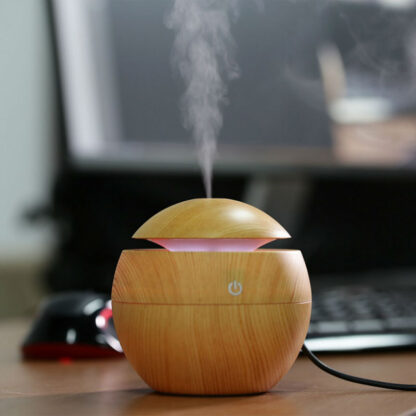 Купить USB Aroma Humidifier ESSential Oil Diffuser Ultrasonic Cool Mist Humidifier Air humificador With 7 Color Change air humidifier