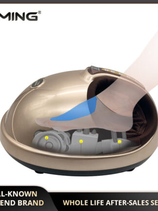 Купить 220V Electric Antistress 3D Shiatsu Kneading Air Pressure Foot Massager Infrared Foot Care Machine Heating & Therapy EU plug