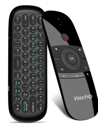 Купить Wechip W1 2.4G Air Mouse Wireless Keyboard Remote Control Infrared Remote Learning 6-Axis Motion Sense Receiver for TV TV BOX PC