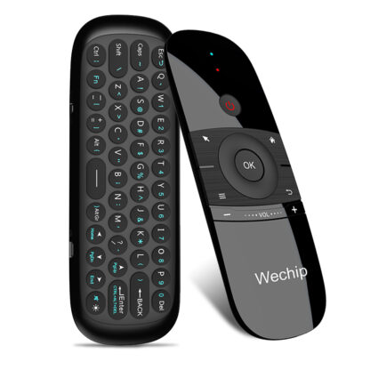 Купить Wechip W1 2.4G Air Mouse Wireless Keyboard Remote Control Infrared Remote Learning 6-Axis Motion Sense Receiver for TV TV BOX PC