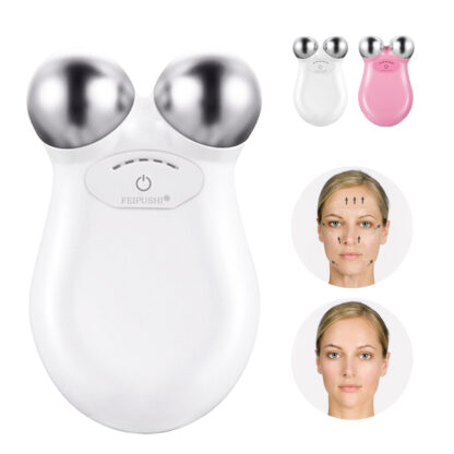 Купить Facial Massage Roller Electric Microcurrent Thin Full Face Shape Massager Skin Tightening Wrinkle Remover Beauty Massage Machine