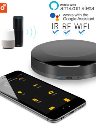 Купить TUYA Smart Home Automation WIFI+IR+RF+4G Universal Controller for iOS Android Work With Voice Control Alexa Google HOME