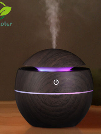Купить Kinscoter Wood Essential Oil Diffuser Ultrasonic USB Air Humidifier Aromatherapy Mini Mist Maker With 7 Color LED Light For Home