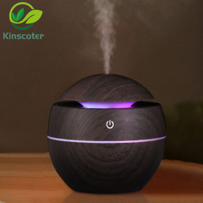 Купить Kinscoter Wood Essential Oil Diffuser Ultrasonic USB Air Humidifier Aromatherapy Mini Mist Maker With 7 Color LED Light For Home