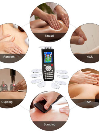 Купить 16 Modes Tens Unit 4 Output EMS Nerve Muscle Stimulation Digital Pulse Massager Therapy Low Frequency Physiotherapy Device