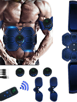 Купить EMS Abdominal Muscle Stimulator Trainer Entertainment Vibration Belt Fitness Training Gear Home Gym Electrostimulator Massage