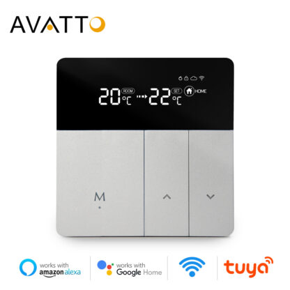 Купить AVATTO WiFi Smart Thermostat Temperature Controller100-240 V Tuya APP Remote ControlWork with Alexa Google Home Yandex Alice