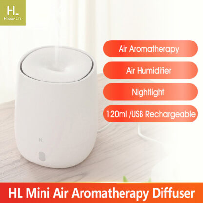 Купить HL Mini Air Humidifier Aroma Essential Oil Diffuser Aromatherapy USB Aroma Humidificador Mist Maker for Car Home