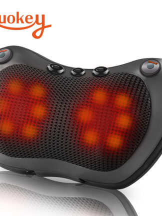 Купить Relaxation Massage Pillow Magnet Electric Shoulder Back Heating Kneading Infrared therapy shiatsu Neck Massage
