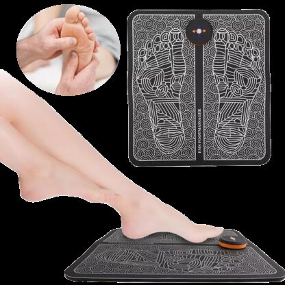 Купить EMS foot massager electric tens electrodes terapia masajeador pie Mat Circulation Feet Reflexology heal Deep muscle relax salud