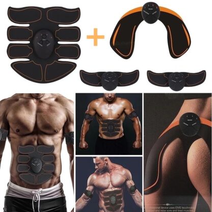 Купить EMS Muscle Stimulator Wireless Abdominal Toner Hip Trainer Vibro Body Shaper Slimming Massager Buttock Abdomen Arm Leg Training