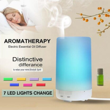 Купить 125ML Mini Air Humidifier Ultrasonic USB Aroma Diffuser 7Color Led Night Light Aromatherapy Essential Oil For Home Car Office