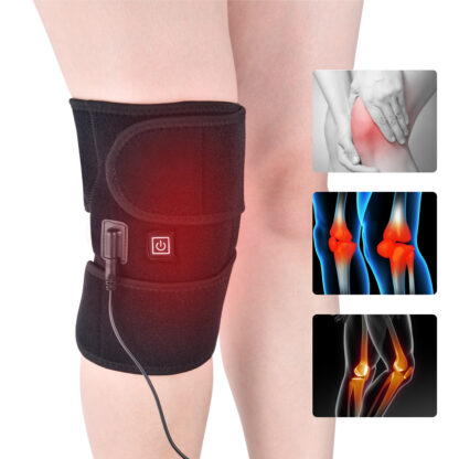 Купить Heating Knee Pads Knee Brace port Pads Thermal Heat Therapy Wrap Hot Compress Knee Massager for Cramps Arthritis Pain Relief