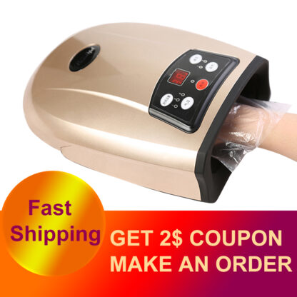 Купить Heated Hand Massager Physiotherapy Equipment Pressotherapy Palm Massage Device Air Compression Finger Massager Apparatus