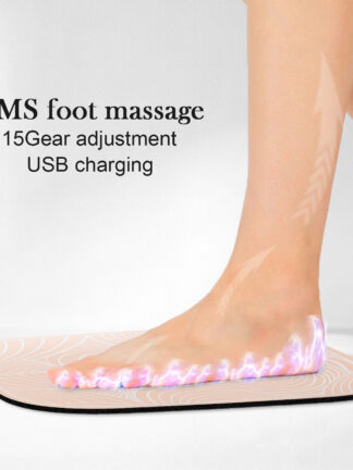 Купить EMS Foot Massage Electric Intelligent Foot Massage Cushion Pulse Acupuncture Improve Blood Circulation Massage Mat Pedicure Pad