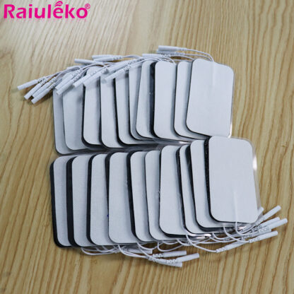 Купить 50pcs/lot Tens Electrode Pads Sticker Conductive Gel Pad For Body Acupuncture Digital Therapy Massager EMS Muscle Stimulator