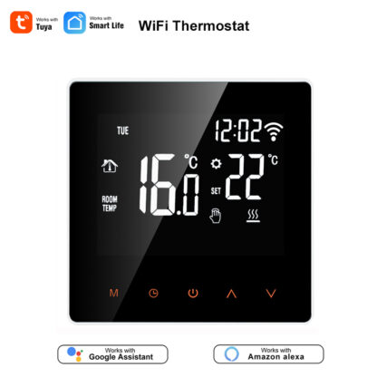 Купить Tuya Smart Life WiFi Thermostat Temperature Controller for Water/Electric floor Heating Water/Gas Boiler Works with Alexa Google