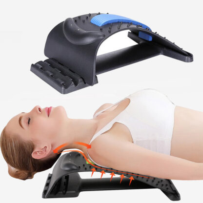 Купить New Neck and Back Massager Stretcher Equipment Relaxation Fitness Cervical port Shiatsu Massager for Neck Stretching Devices