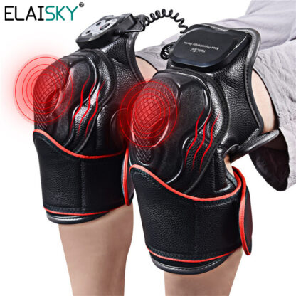 Купить Vibration Heating Knee Massager Magnetic Therapy Joint Physiotherapy Knee Bone Care Pain Relief Knee Protector Massage port