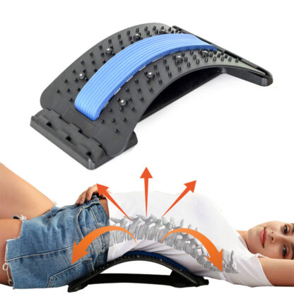 Купить Magnetic Back Massager Stretcher Muscle Relax Posture Therapy Corrector Back Stretch Spine Stretcher Lumbar port Pain Relief