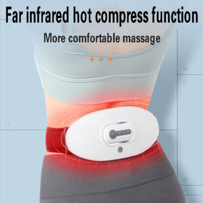 Купить Hot Compress Waist Massager TENS EMS Infrared Heating Relieves Lumbar Muscle Strain Wireless Remote Massage Home Relaxation Tool