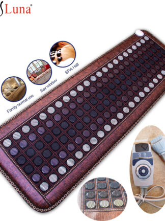 Купить New Far Infrared Heating Jade Mat - Hot Stones Jade Tourmaline Pad -Therapy heat pad- Mesh Mat - Adjustable Timer & Temperature