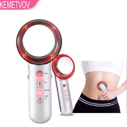 Купить Face Reduction 3 in 1 EMS Infrared Ultrasonic body Massager Anti cellulite Fat Burner Weight Loss Infrared Slimming Machine