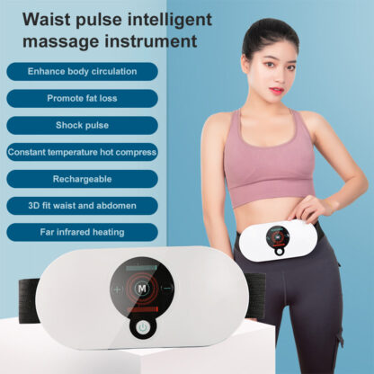 Купить Shaping Massager Slimming Machine Lazy People Weight Loss Vibration Fat Burning Slimming Belt Thin Belly Massager with USB plug