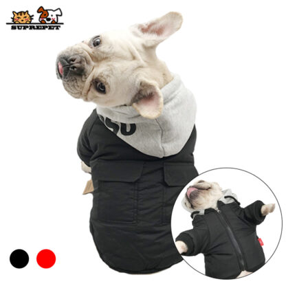 Купить REPET Pet Dog Jacket Winter Dog Cothes for French Budog Warm Cotton Dog Winter Coat Cothes for arge Dogs ropa para perro