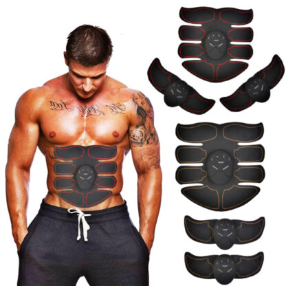 Купить EMS Muscle Stimulator Trainer Smart Fitness Abdominal Training Electric Body Weight Loss Slimming Device WITHOUT RETAIL BOX