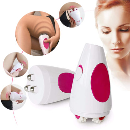 Купить Massage Lose Weight Machine Roller Instrument Abdominal Exercise Handle-held 3D Electric Machine Full Body Slimming Massage Tool
