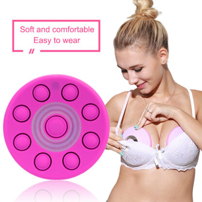 Купить Plump Breast Enlarge Device Increase Elasticity Moisturizing Skin Chest Nursing Pink Silica Gel Fashion Beauty Breast Massager