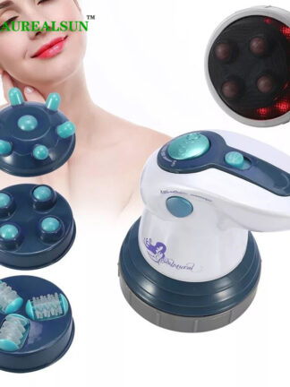 Купить Electric Body Massager health care instrument vibration Slimming Massage Anti-cellulite Weight Loss cervical spine saude waist
