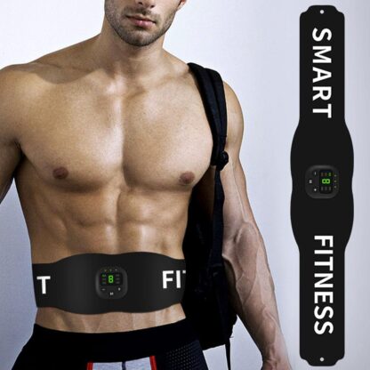 Купить Wireless Muscle Stimulator Trainer Smart Fitness Abdominal Training Electric Weight Loss Stickers Body Slimming Belt Unisex