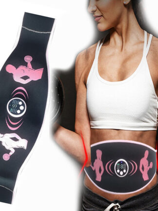 Купить Slimming Massage Belt Muscle Toner EMS Abdominal Toning Belt Body Belly Fitness Trainer For Abdomen Arm Leg Waist Weight Loss