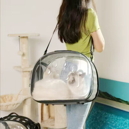 Купить Cat Carrier Portbe Foding Dog Bag Coapsibe Space Trave Backpack Singe Shouder Handbag Portabe Transport Cage Products
