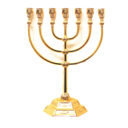 Купить Menorah Meta Cande Hoder Brass Votive Candeabra