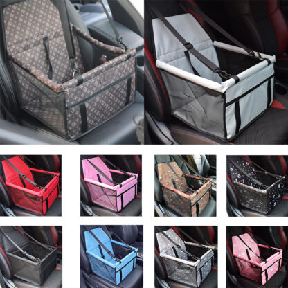 Купить Pet Carriers Dog Car Seat Cover Carrying for Dogs Cats Mat Banket Rear Back Hammock Protector transportin Waterproof Seat Bag
