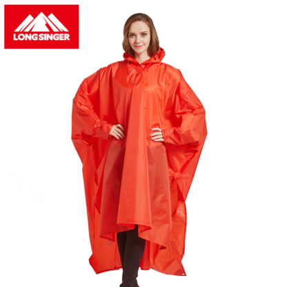 Купить 3 In 1 Portabe Outdoor Waterproof Miitary Raincoat Men Raincoat Women Awning From The Rain Motorcyce Rain Poncho Picnic Mat
