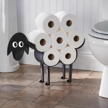 Купить Sheep Decorative Toiet Paper Hoder - Free-Standing Bathroom Tissue Storage Toiet Ro Hoder Paper Bathroom Iron Storage