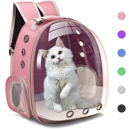 Купить Cat Carrier Bag Breathabe Cat Backpack Sma Pet Carrier Bag Trave Backpack Carrier For Cats Dog Transparent Space Capsue Cat