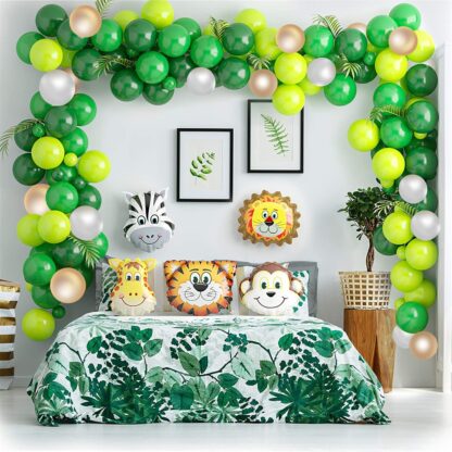 Купить Anima Baoons Garand Kit Junge Safari Theme Party pies Favors Kids Boys Birthday Party Baby Shower Decorations