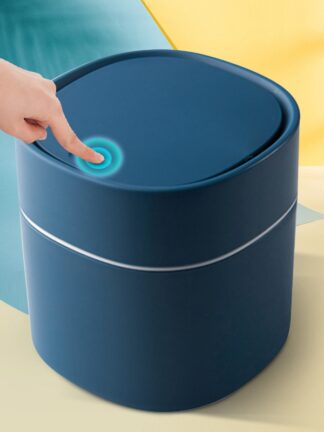 Купить Mini Trash Can Househod Garbage Basket Tabetop Trashcan Storage For Kitchen Sitting Room Sma Waste Dustbins
